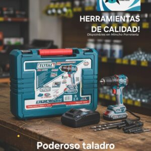 Taladro inalámbrico TOTAL mandril de 1/2